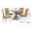 Lana 5 Piece Round Dining Set