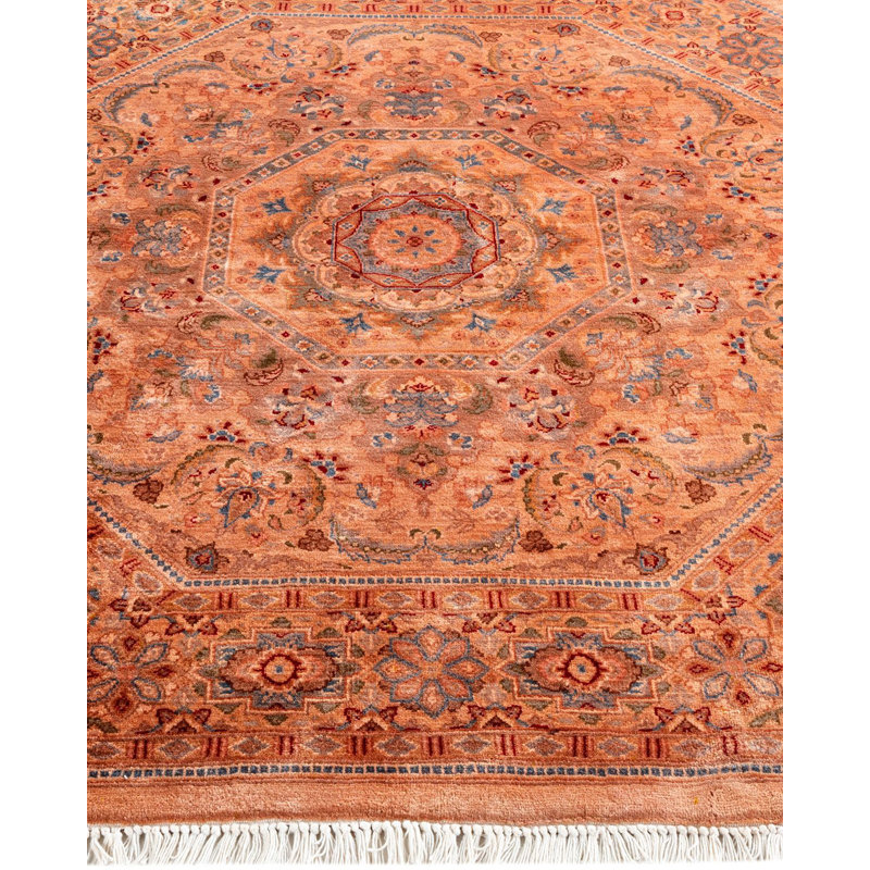 Fine Vibrance One-of-a-Kind 4' 3" X 4' 4" Hand Knotted Area Rug