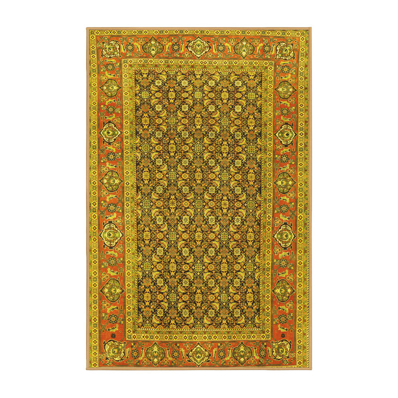 Anfisa Washable Oriental Indoor Rug, Rectangle 2' x 3'