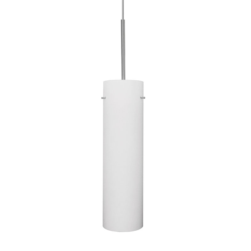 1 - Light Brushed Nickel Single Pendant