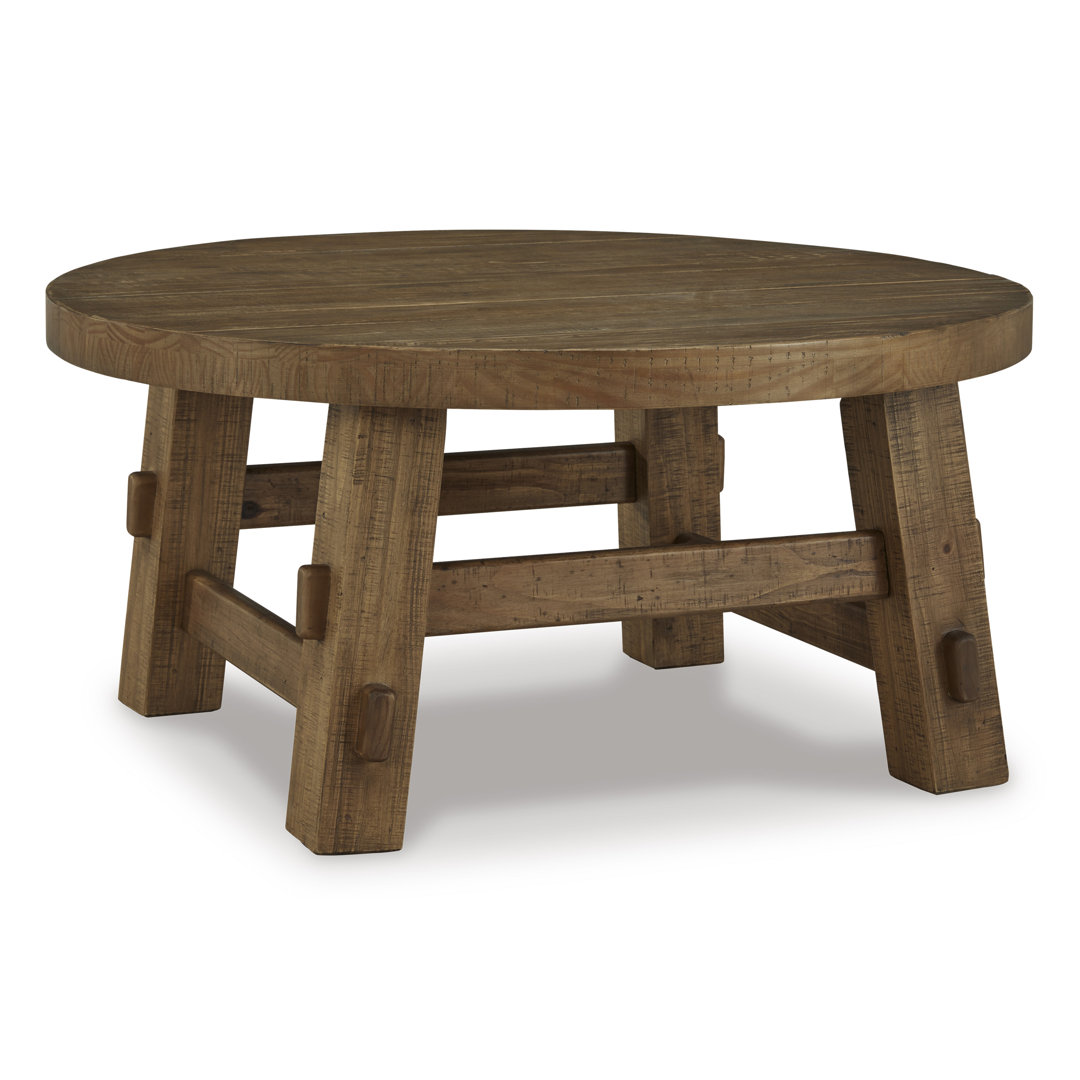 Juvanta Solid Wood Single Coffee Table Loon Peak®
