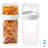 iDesign Large Stack 'n Snack Food Containers - Stackable Snack Containers for Yogurt, Granola, Fruits, and Vegetables