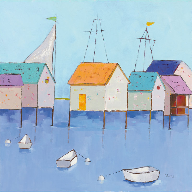 Boat House Row, H 12 po x l 12 po x P 1,25 po