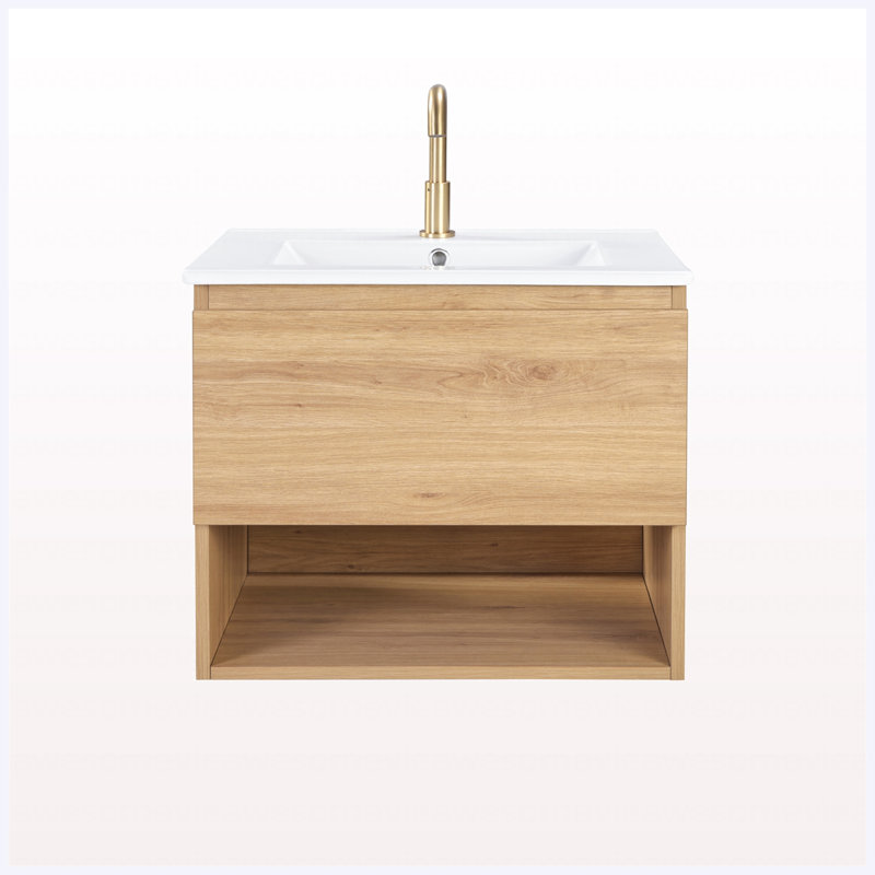 Meuble-lavabo de 24 po seulement, sans lavabo inclus, pour le remodelage de la salle d'eau