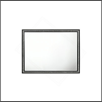 Haiden Weathered Black Finish Mirror