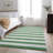 Premium Machine Washable Cerrito AMF528 Green Rug-103947057