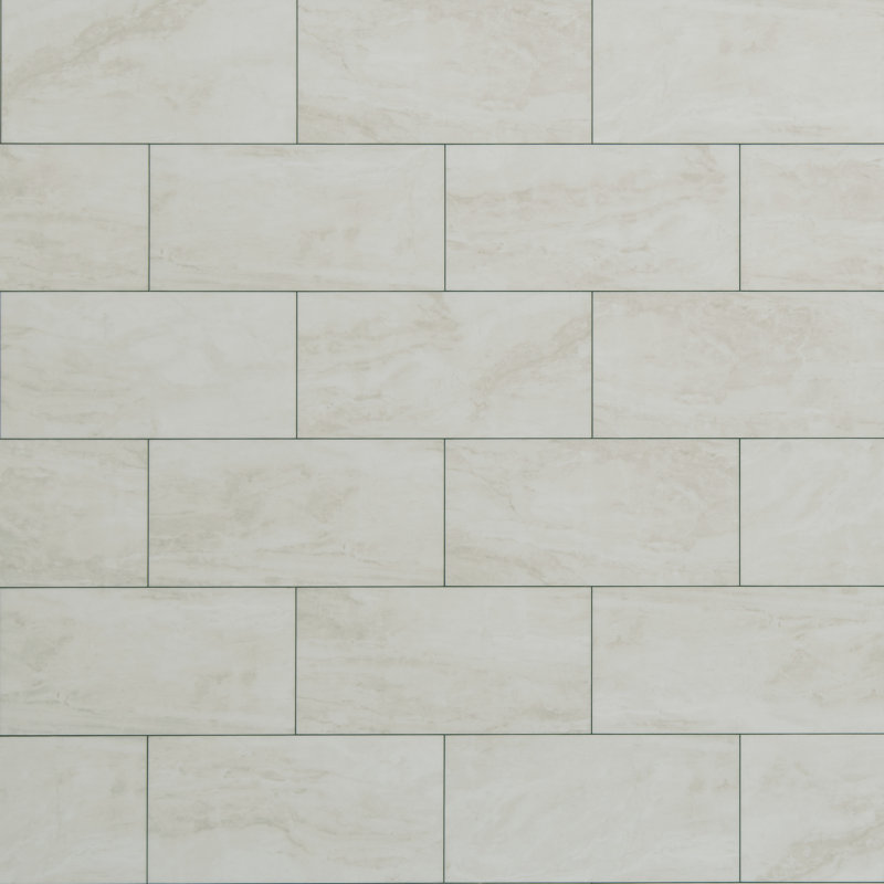 Carreau de vinyle de luxe 12 po x 24 po x 5 mm Mannington REALTA, Autriche, neige