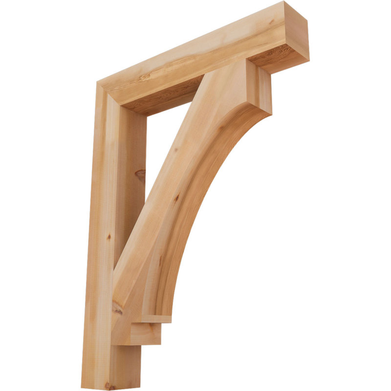 Support bloc impérial l 5 5 po x P 36 po x H 48 po, Cèdre rouge de l'Ouest (lisse), H 48 po x l 6 po x P 36 po
