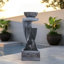 Fontaine à DEL moderne en résine 28,74 "H