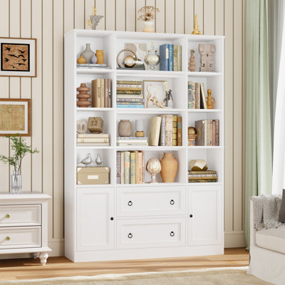 70.9" Tall Bookshelf And Bookcase, 6 Tier Floor Standing Bookcase For Home Office, Living Room by Breakwater Bay