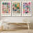 Classical Artwork French Floral Window Girl Woman Colorful Abstract Still Life - Canvas 3 Pieces Henri Matisse Print-91280340-91280341
