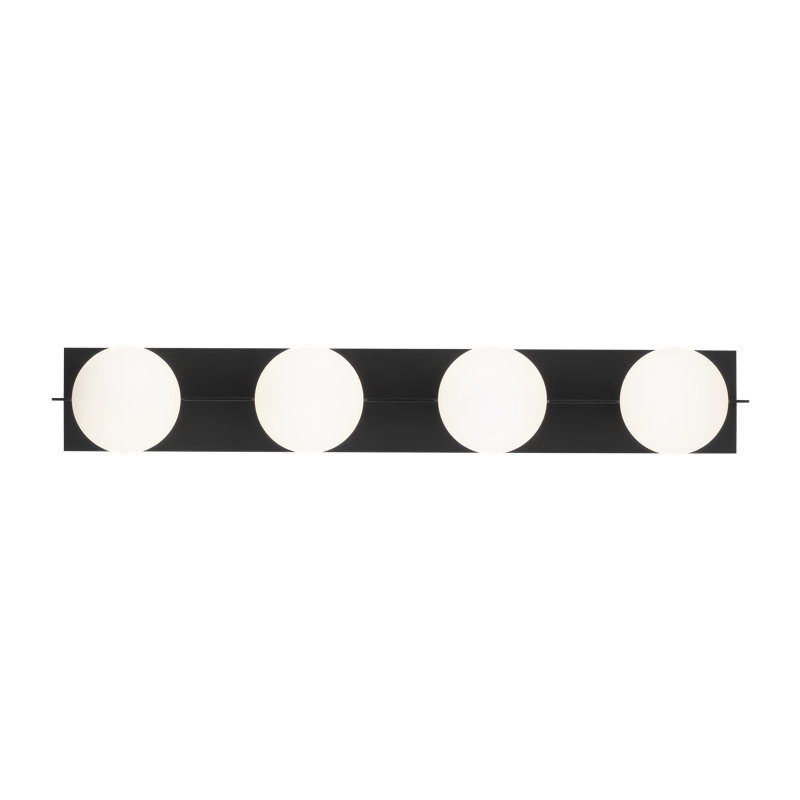 Orbel 4-Light Bath, Matte Black