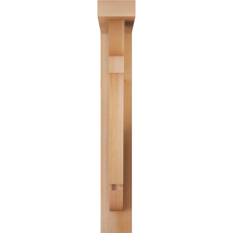 Support de bloc olympique avec entretoise décalée, 24x16, Cèdre rouge occidental de l 3 1/2 po (lisse)