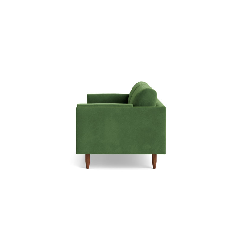 Skinny Fat Sofa ("85"), Performance Velvet - Ivy