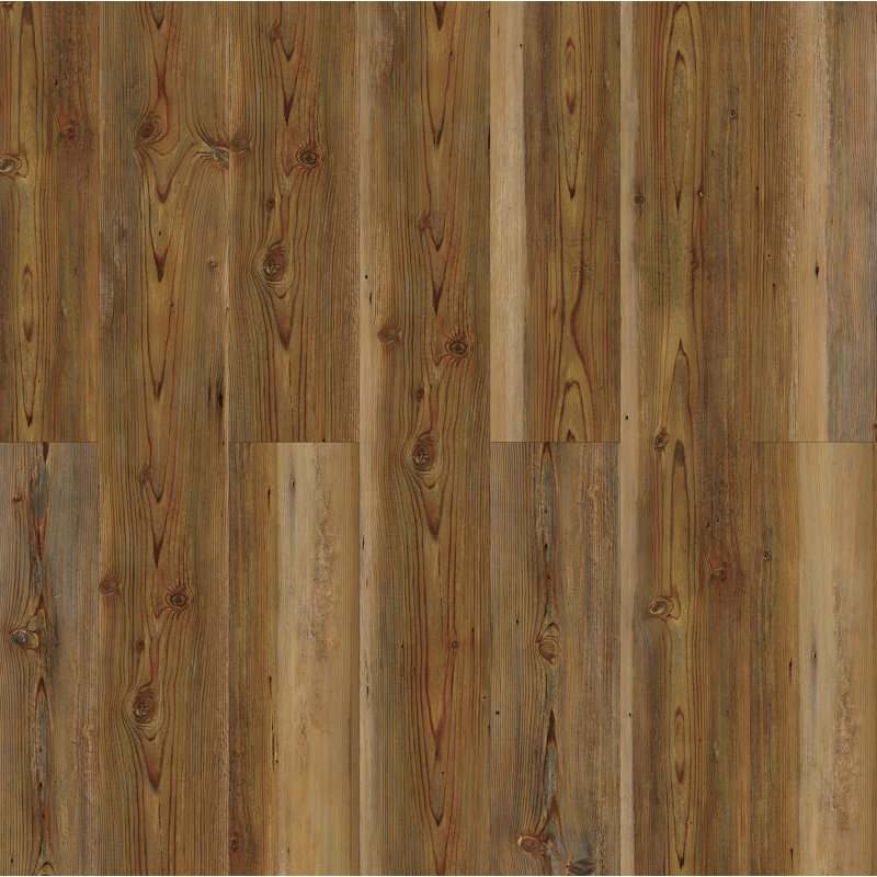 Hydrostop Escape Lagoon 20 MIL x 7 in. W x 48 in. L Waterproof Click Luxury Vinyl Plank Flooring ( 23.64-sq ft Carton )