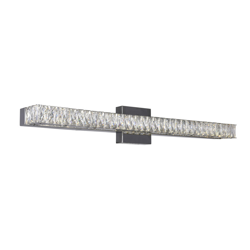 Integrated LED 32in Chrome Vanity Light
