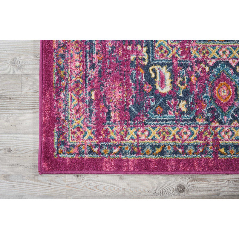 Tapis rose traditionnel Augusta, Rectangle 8 pi x 10 pi
