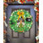 Murale de porte irlandaise pour couronne de st patrick day