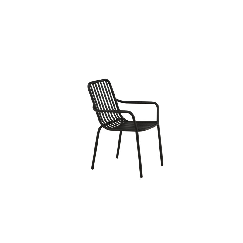 Peking Diningchair Aluminium - Beige / 55*60,5*87, Black