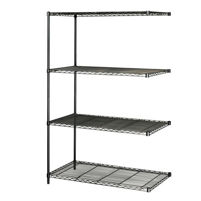 Industrial Wire Add-On Unit (48" x 24" Shelves)