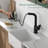 Square Kitchen Faucet With Pull Out Sprayer-119402474