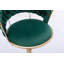 Ensemble de 2 tabourets de bar, avec repose-pieds chromé et base pivotante réglable en hauteur-1933549907