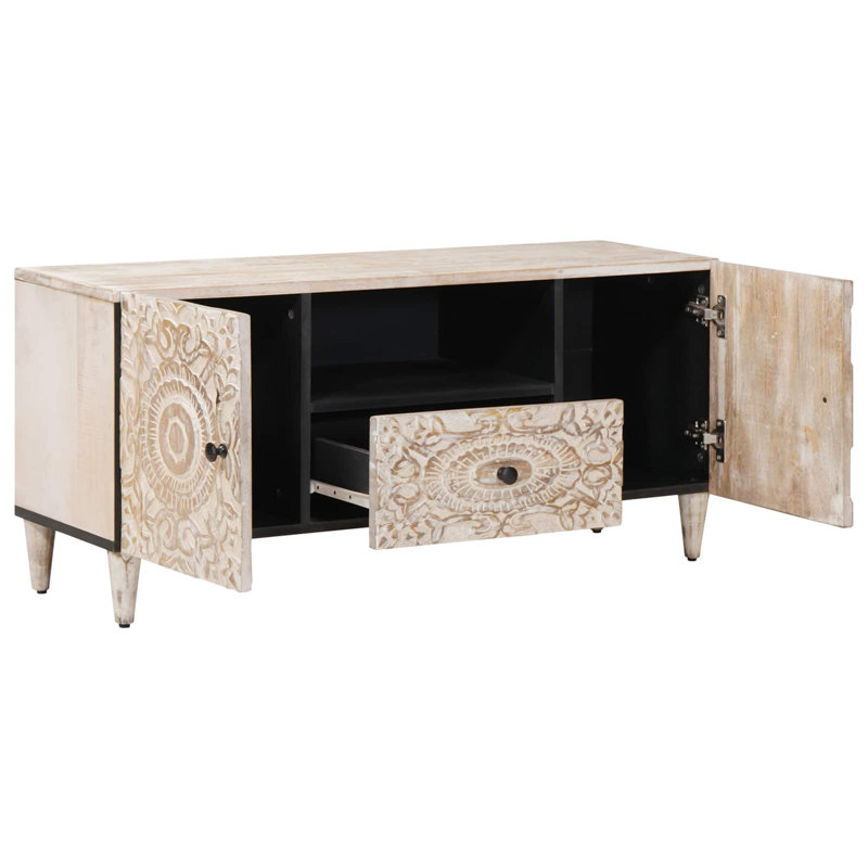  TV Cabinet With Drawer With Storage With Door Living Room Media Unit