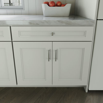 Sinber Ready to Assemble Solid Wood Shaker Base Kitchen Cabinet