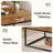 31.5-inch Square Solid Wood Coffee Table