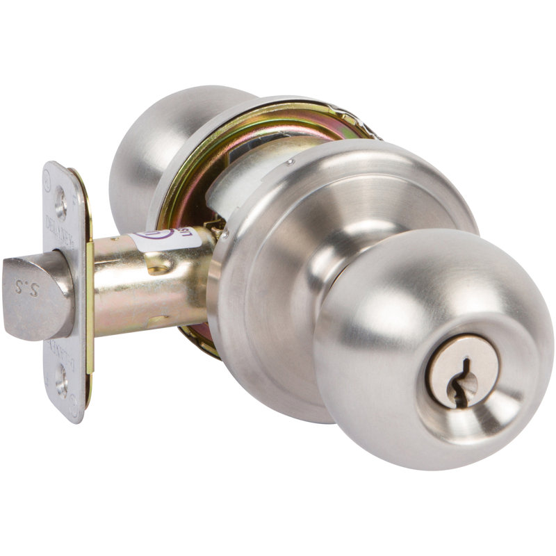 Bouton de porte Bordain, Acier inoxydable