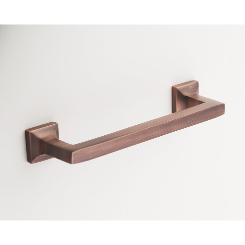 Madelyn Carter Craftsman Solid Brass Drawer Pull, Antique Copper, 6"