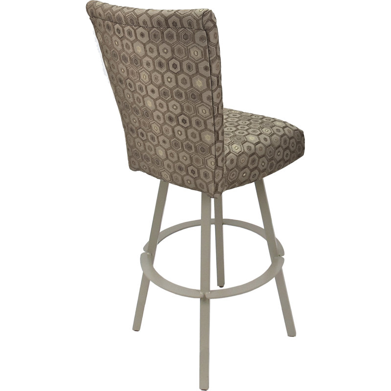 Tabouret de bar pivotant en métal 30 po - 700 Plus - Diamond sur base Warren, Beige