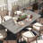 Aveline Extendable Dining Table 47" To 63" - Expandable Table With X-Brace Metal Legs, Smooth Glide Mechanism, Seats 6-8, Space Saving For Small Areas-1729378922