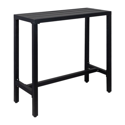 Rectangular Outdoor Bar Table , 40 " W 15.6 " D