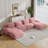 Compression Sofa, U Shape Sofa, Corduroy Sofa-557504928
