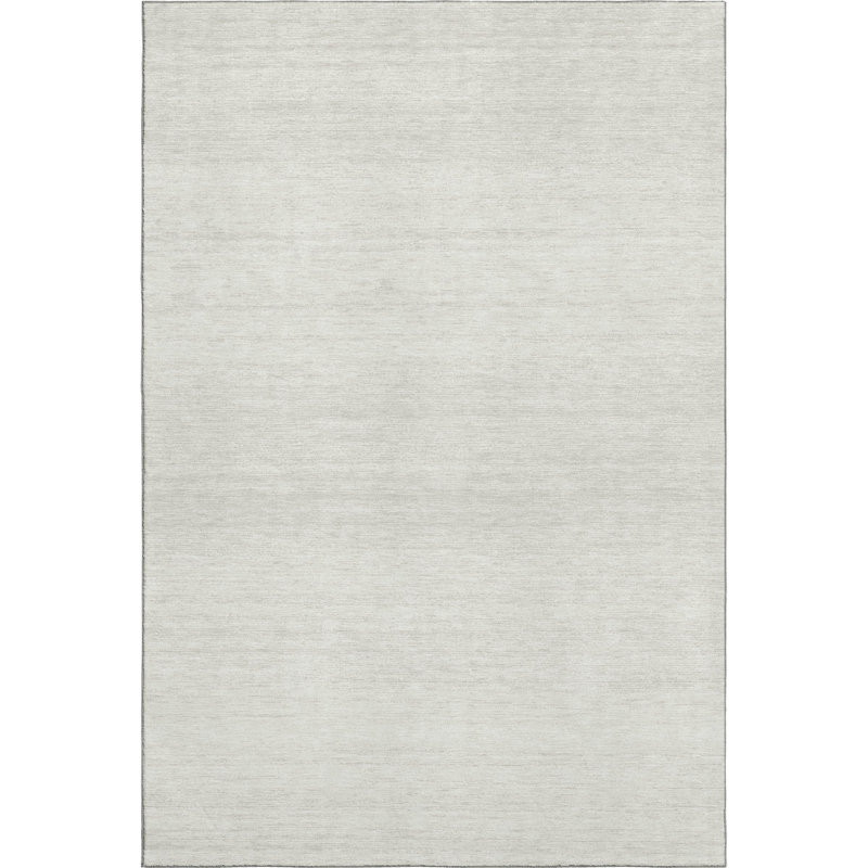 Premium Machine Washable Prisco Ivory Rug, Rectangle 5' x 7'6"