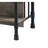Antique Oak & Sandy Gray Counter Height Table, 50lbs Weight Per Shelf 24.06 In. Deep Table In And Finish With Open Compartments