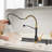Fapully Pull Down Touchless Kitchen Faucet