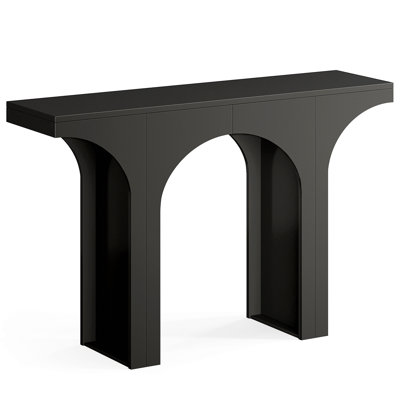 Modern Console Table, Narrow Hallway Table With Arched Base