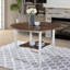 Ensemble de table ronde avec table ouverte et 4 chaises