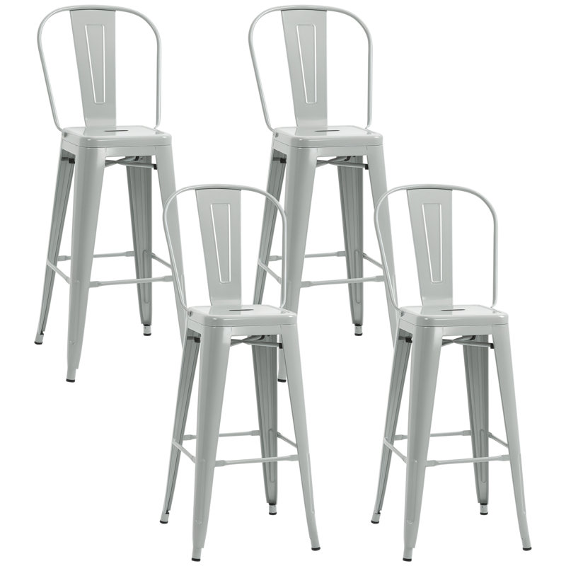 Tabouret de bar 30 po Monkstown, Gris