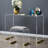 Liora Luxe Acrylic Ottoman