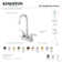Kingston Brass Magellan Two-Handle 2-Hole Deck Mount Bar Faucet