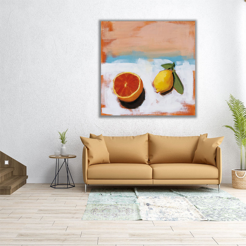 «Fruit and Cheer I», reproduction d'art sur toile, H 16 po x l 16 po