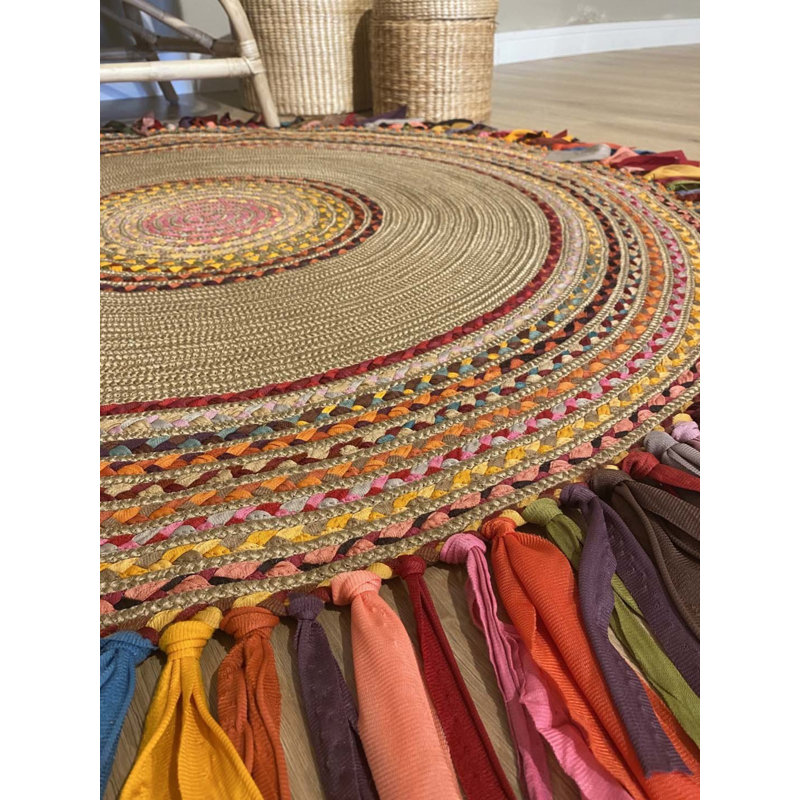 Tapis rond rond Olalla, Rond 3 pi 11 po