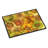 Whit Non-Slip Floral Outdoor Doormat-766886831