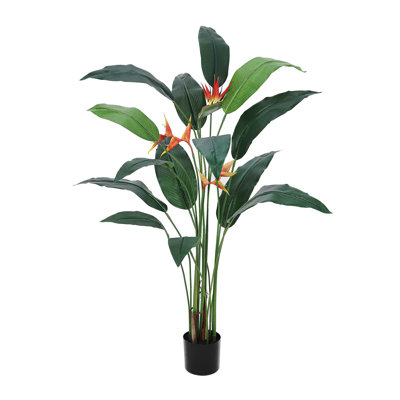 Faux palmier artificiel oiseau de paradis