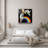 Stunning Tempered Glass Painting, 31.5 x 31.5 inches | 100% Tempered Glass, Thickness: 0.16 inches | UV Printed Artwork for Home Décor, Perfect for Living Room or Office Wall, Elegant Design & Easy to Hang-1932751581
