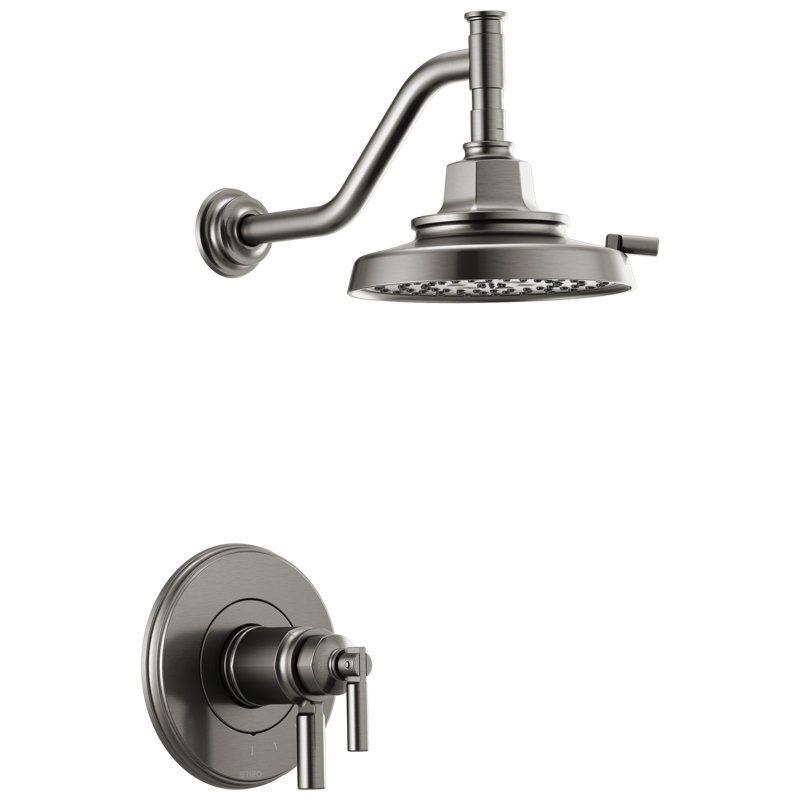 Invari® TempAssure® Thermostatic Shower Only Trim, Luxe Steel