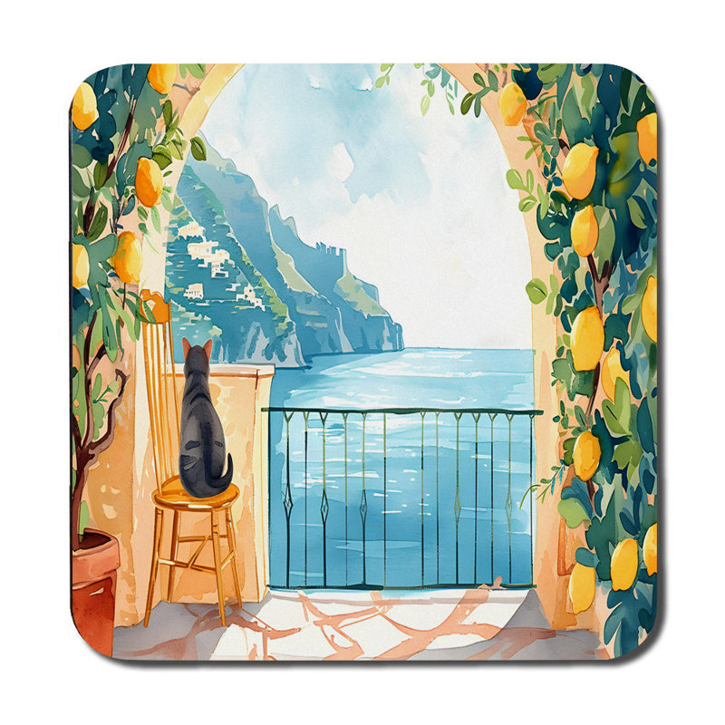 Mediterranean Lemon Garden Placemats And Coaster Set